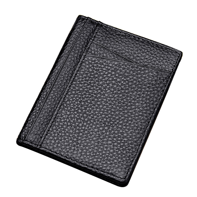 V6-J Slim Minimalist Card Case Cowhide Leather Passcase RFID Blocking Bifold Design Card Holder V6-J Slim Minimalist Card Case Cowhide Leather Passcase RFID Blocking Bifold Design Card Holder